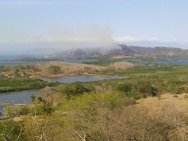 Vista incendio Isla Venado 22 mar 2016 IMG-20160318-WA0003