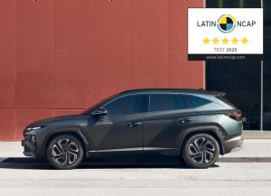 Hyundai Tucson 2025 obtiene cinco estrellas en la clasificación de seguridad de Latin NCAP