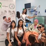 Candidatas del Miss Intercontinental Puntarenas visitaron el Hospital Monseñor Víctor Manuel Sanabria Martínez